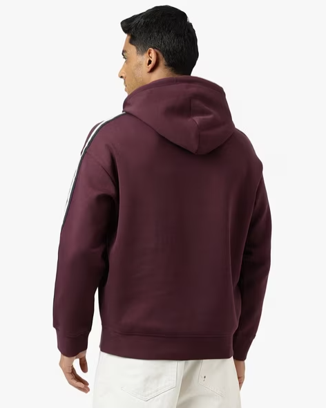 ARMANI EXCHANGE - Hooded Sweatshirt with Embroidered Logo | XL