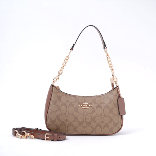 Coach - Teri Shoulder Bag In Signature Canvas