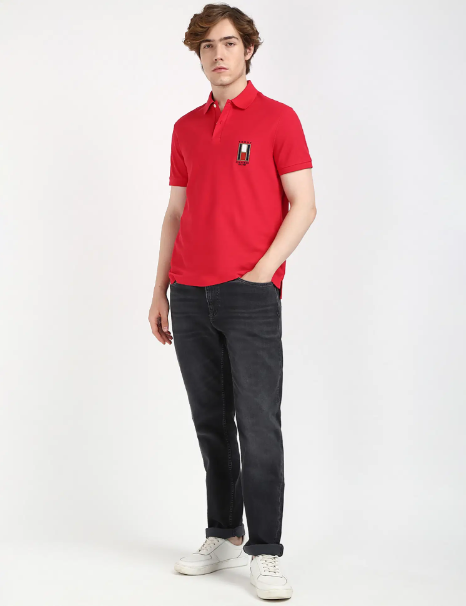 I love this TOMMY HILFIGER Vertical Striped Flag Reg Polo Shirt at NNNOW