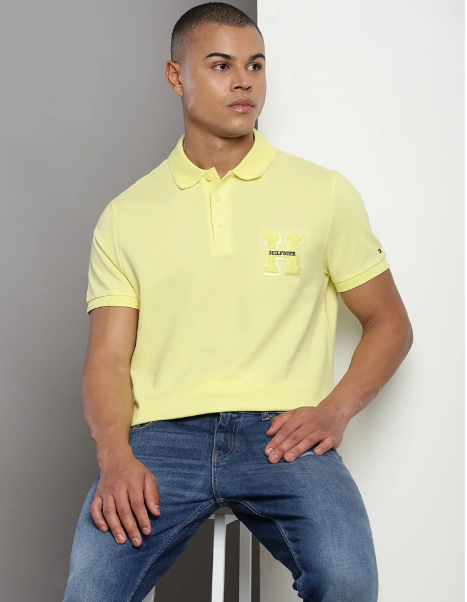 I love this TOMMY HILFIGER Monogram Transitional Cotton Polo Shirt at NNNOW