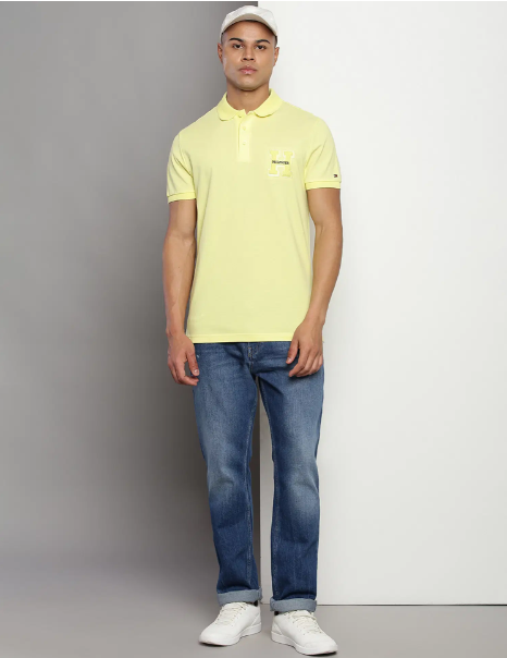 I love this TOMMY HILFIGER Monogram Transitional Cotton Polo Shirt at NNNOW