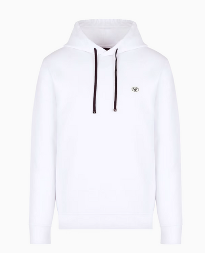 ARMANI EXCHANGE - Hooded sweatshirt with micro logo patch