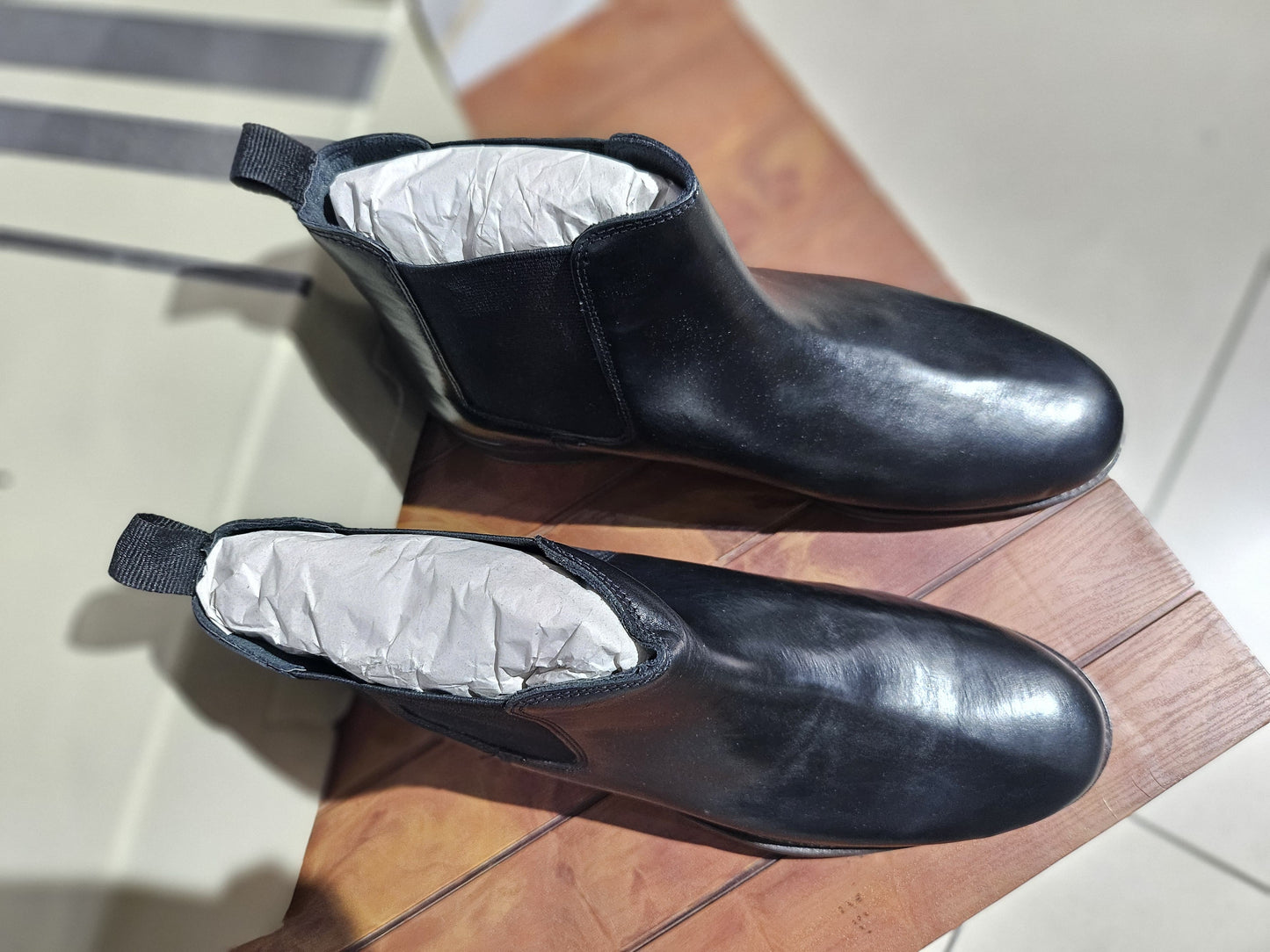 Leather shoes