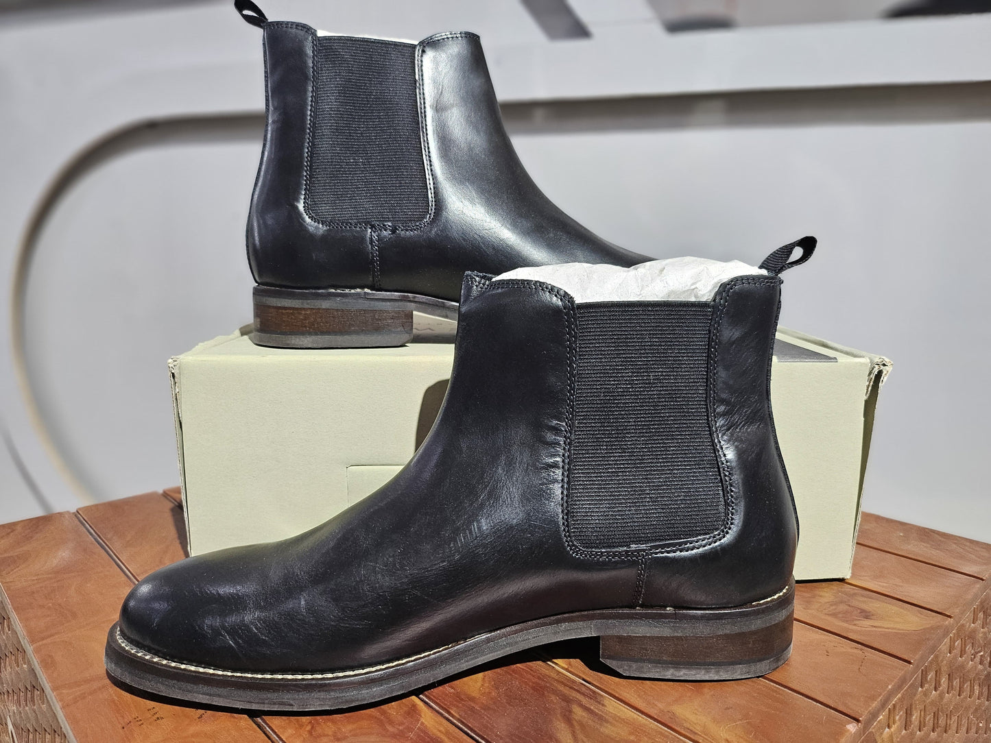 Leather shoes
