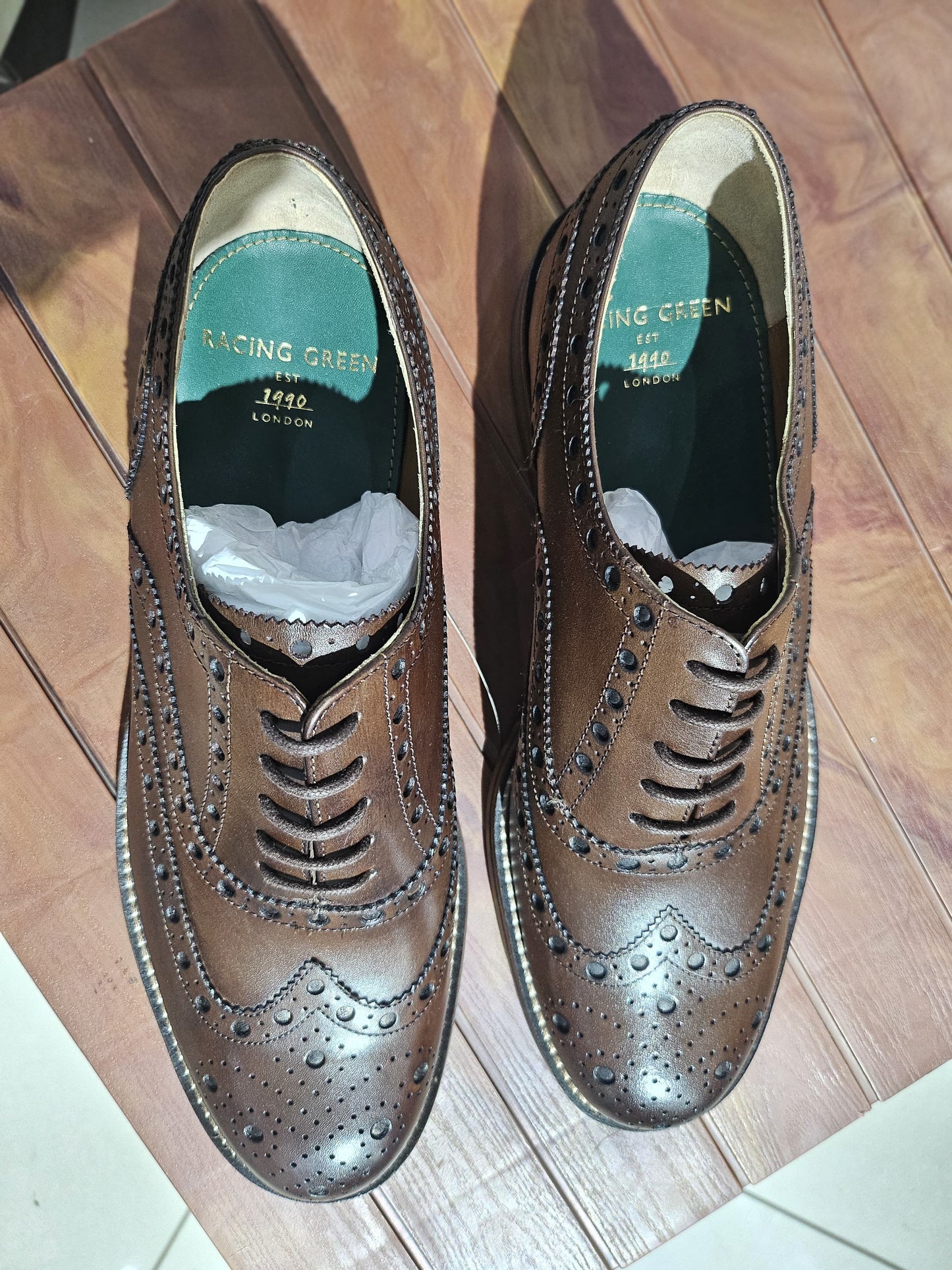 Leather shoes